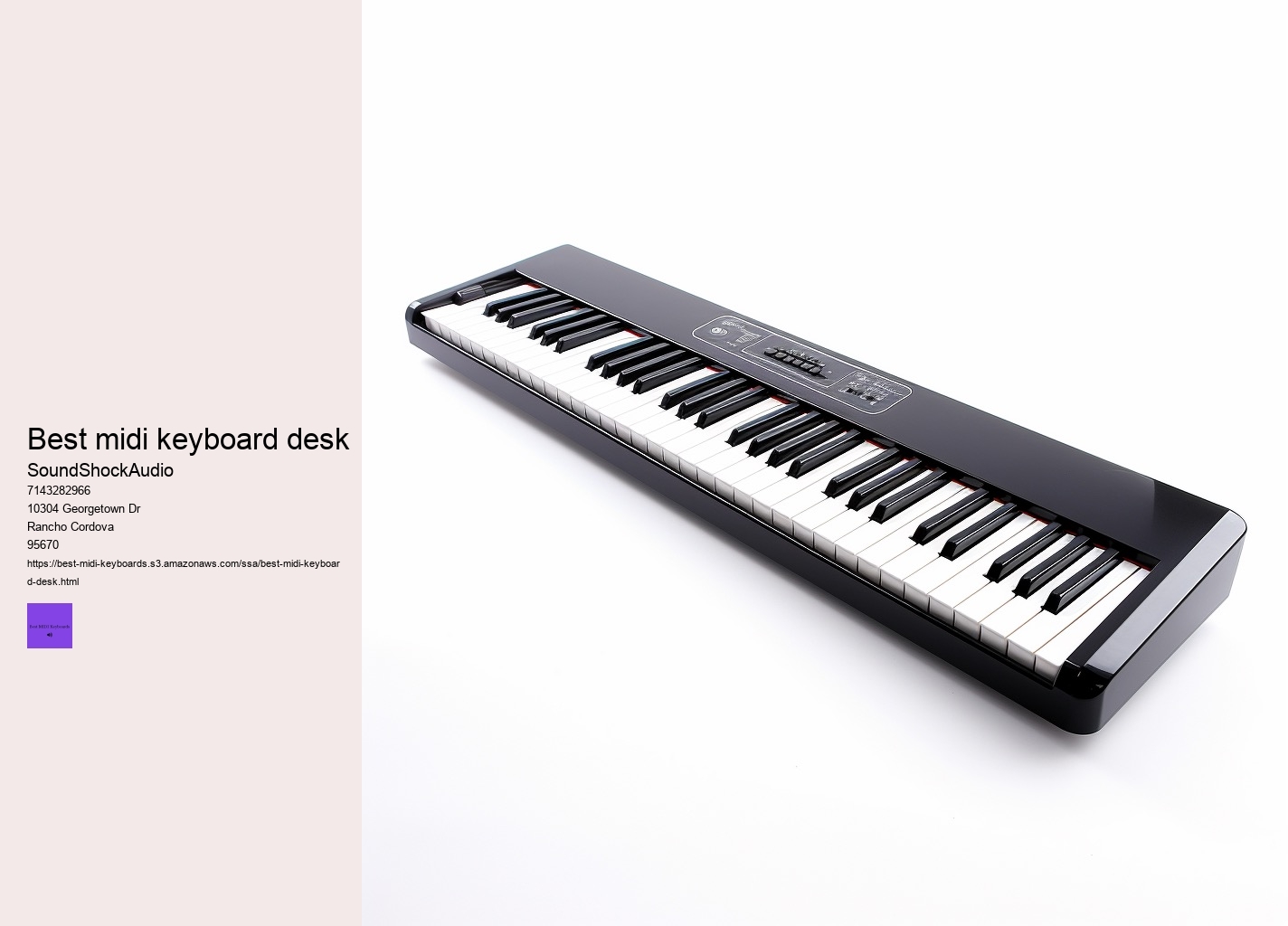 best midi keyboard desk